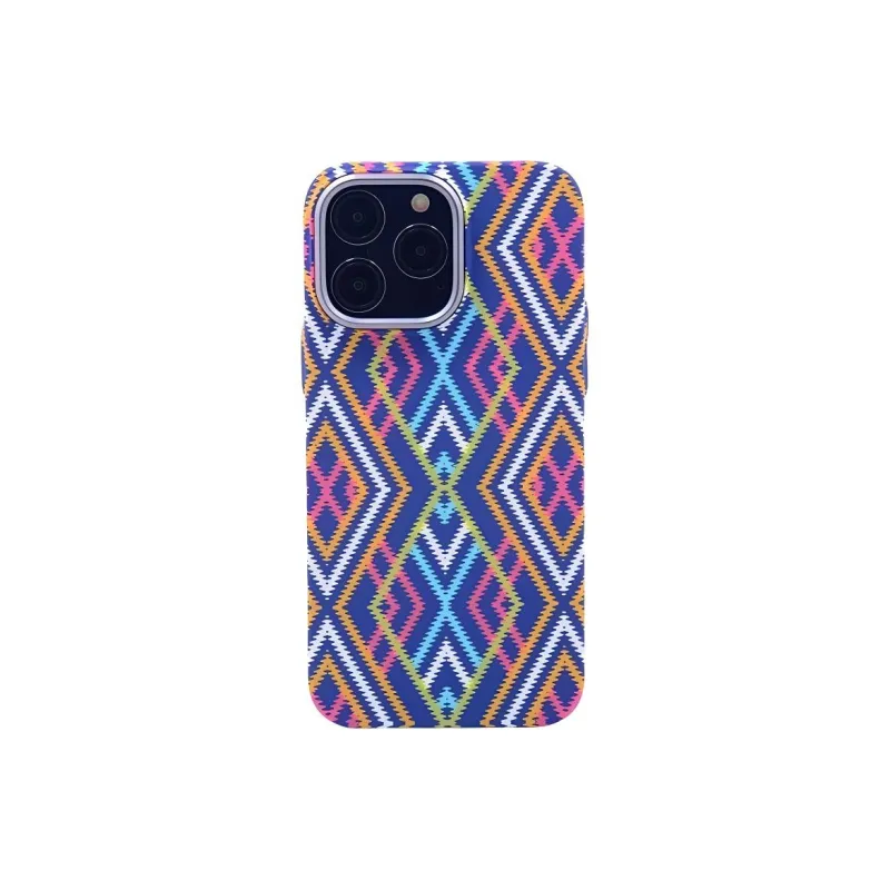 Wei Xin PC Material Woven Kafran Textured Phone Cases Compatible With IPhone 16/15 Pro Max/Apple 13/14 Pro/Max-10