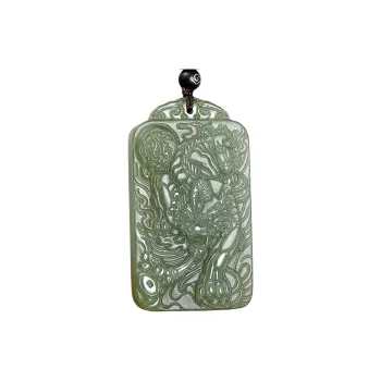 Jade Said Hetian Jade Pendants Green Jade Men's