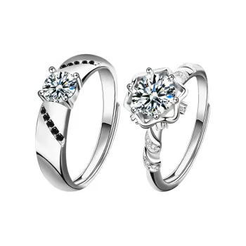 Lockstarfy Moissanite Rings Unisex