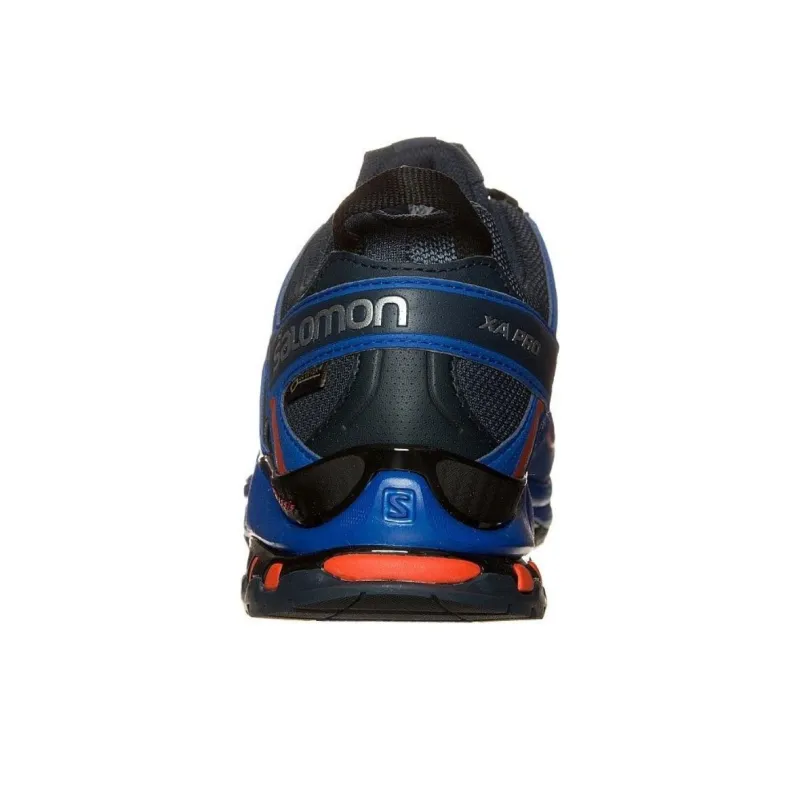 SALOMON XA PRO 3D Slip Resistant, Abrasion Resistant, Waterproof Low Top Running Shoes Men's Blue Black-4