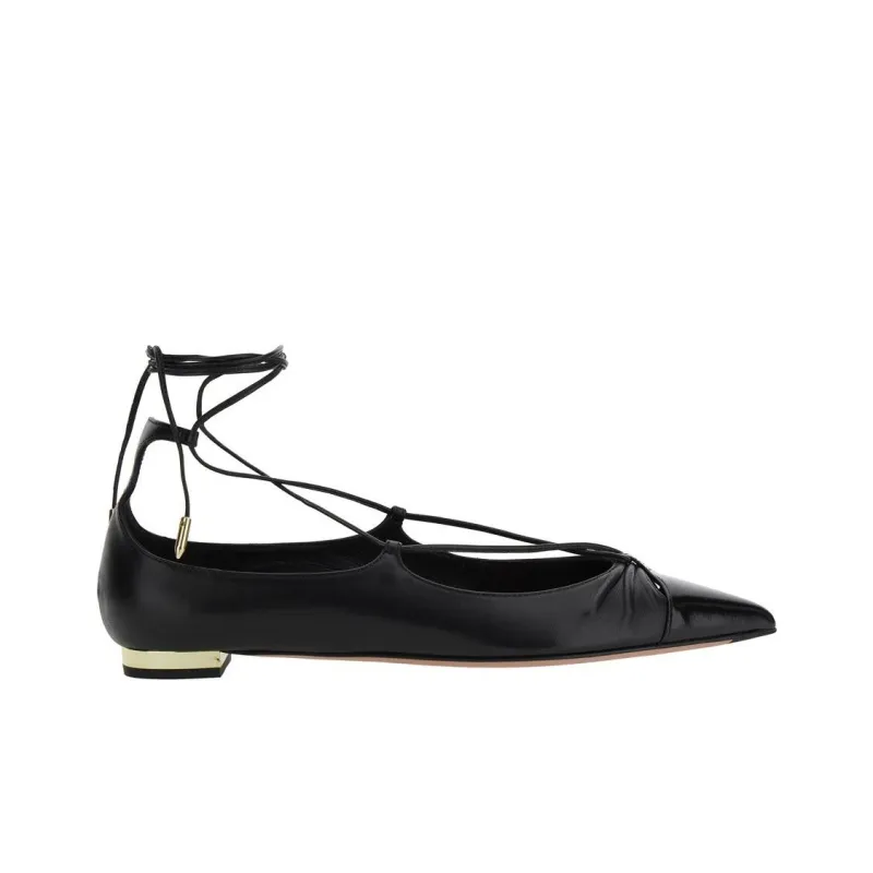 AQUAZZURA Gabi Casual Single Shoes Women's Black-1