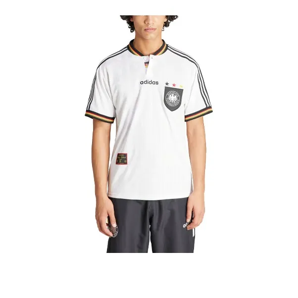 Adidas Germany 1996 Home Jersey Soccer Jersey Men's White-2
