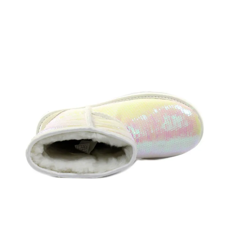 UGG Sparkles Crew Snow Boots Unisex Pink Purple-4