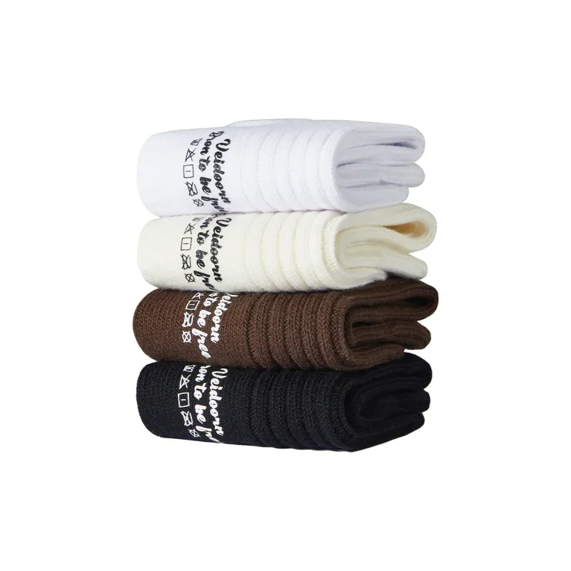 VEIDOORN Knee High Socks Unisex 3 Pack-1