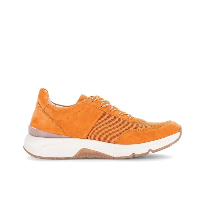 Gabor Rollingsoft Low-Top Casual Shoes Women's Orange-1
