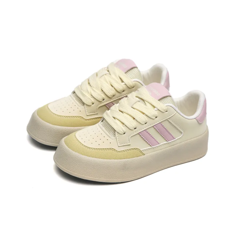 TUOPIN Low-Top Skateboard Shoes Women's Gray Purple-5
