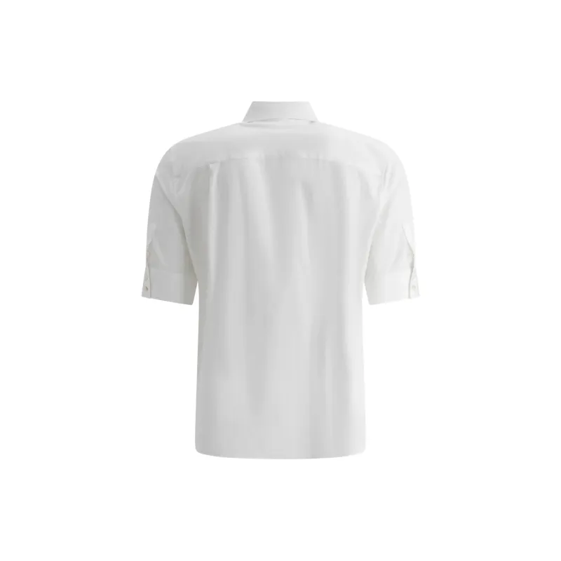 Alexander McQueen Short Sleeved Buttoned Shirt-1