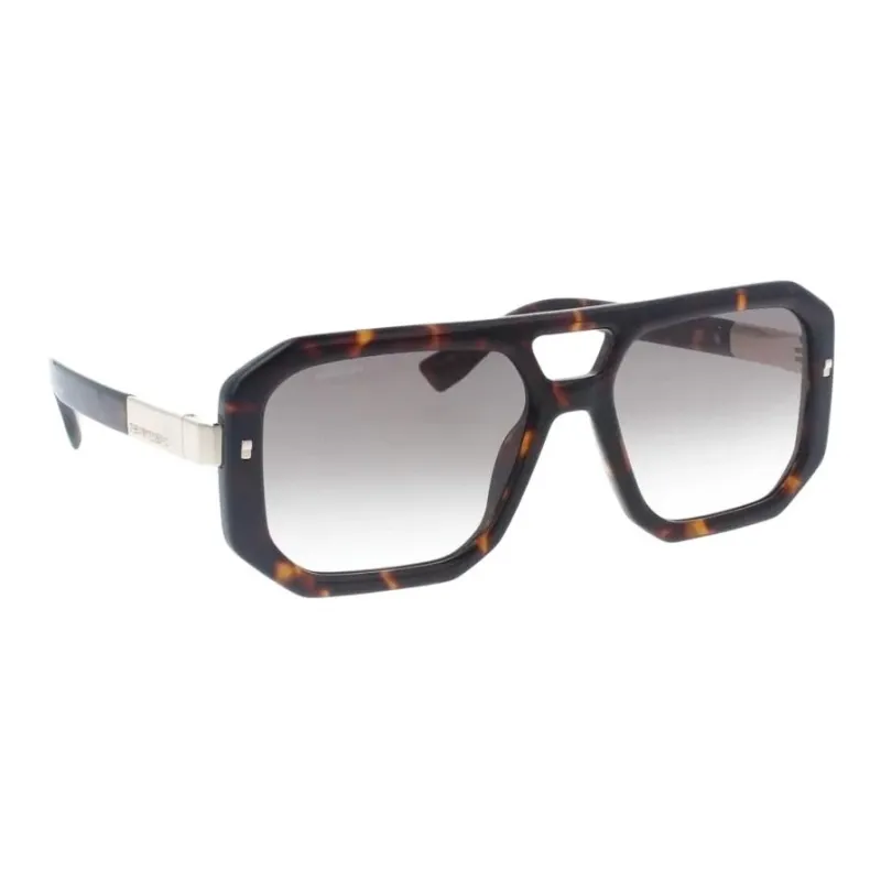 DSQUARED 2 Acetate Aviator Sunglasses Men's Tortoiseshell-3