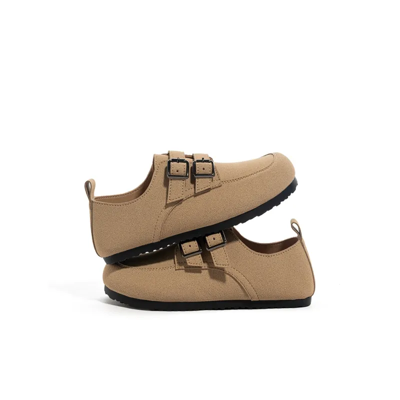 Babaya Slip Resistant Breathable Low Top Kids Lifestyle Shoes Khaki Kids'-3