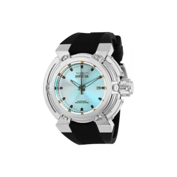 INVICTA Wrist Watch Automatic Mechanical Movement Silicone Strap 46mm Blue Dial Men's Watches