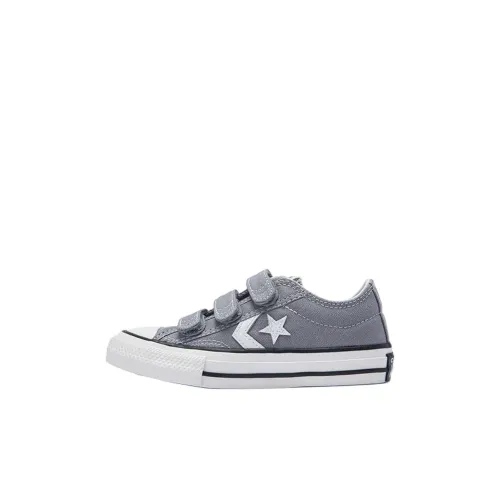 Converse Star Player 76 Anti-Slip Wear-Resistant Low-Top Kids Canvas Shoes Gray Kids'