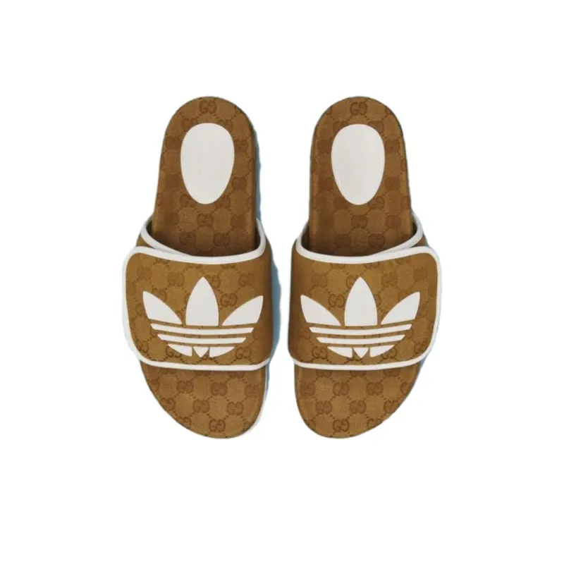 Adidas X Gucci Monogram Slide Mesa-3