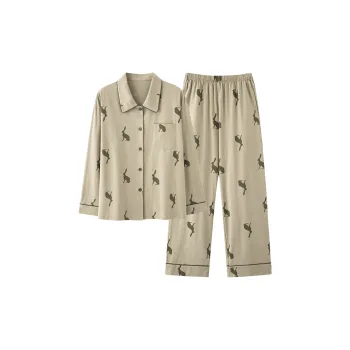 WANANNI Pajama Set Women's Olive Green
