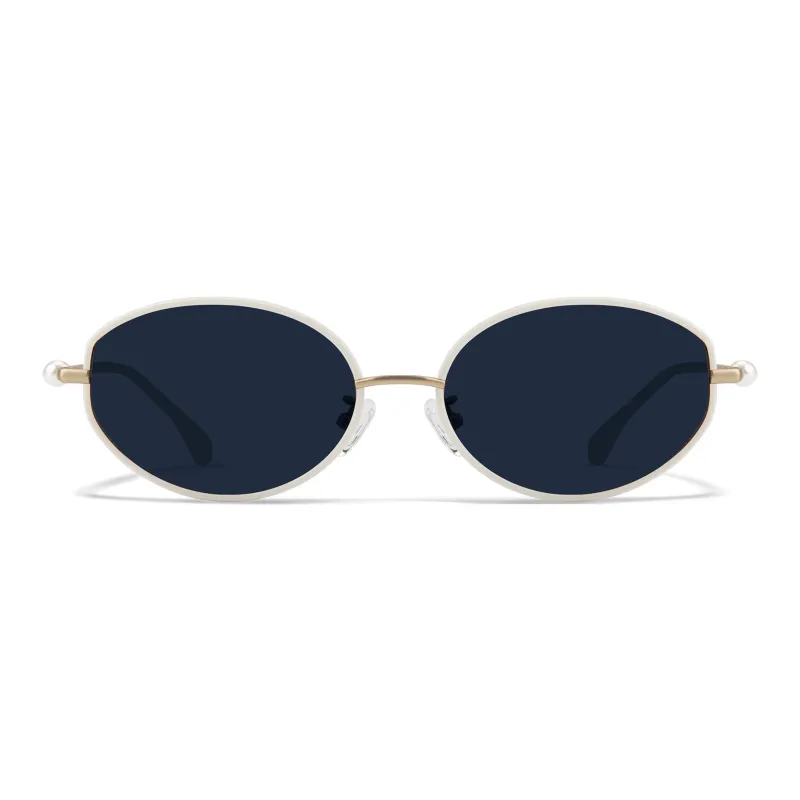 PROTAGO Β Titanium Oval Sunglasses Unisex-3