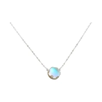 HUAYA 925 Sterling Silver Collarbone Chain Necklace Women's