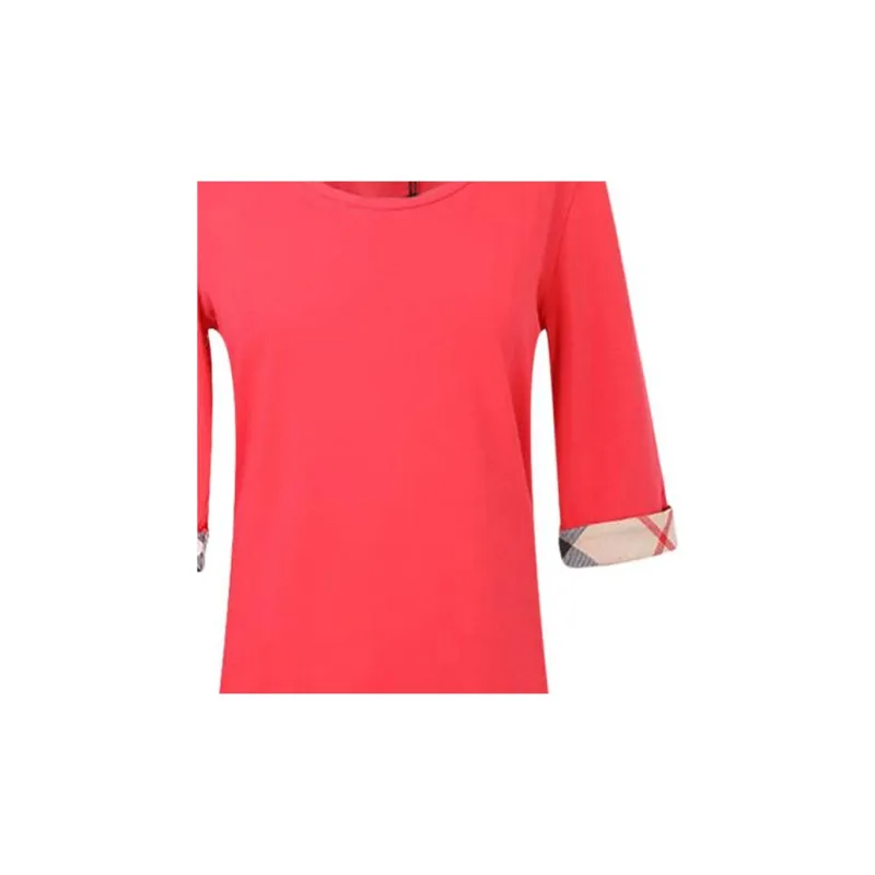 Burberry T Shirts Women's Red-5