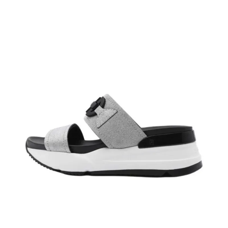 RUCOLINE R-Evolve Slide Slippers 6cm Women's Silver-0