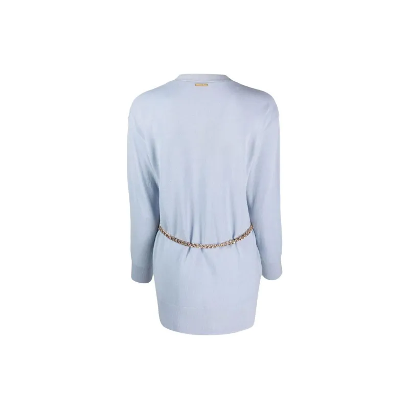 MICHAEL KORS Chain link Ribbed Cardigan-1