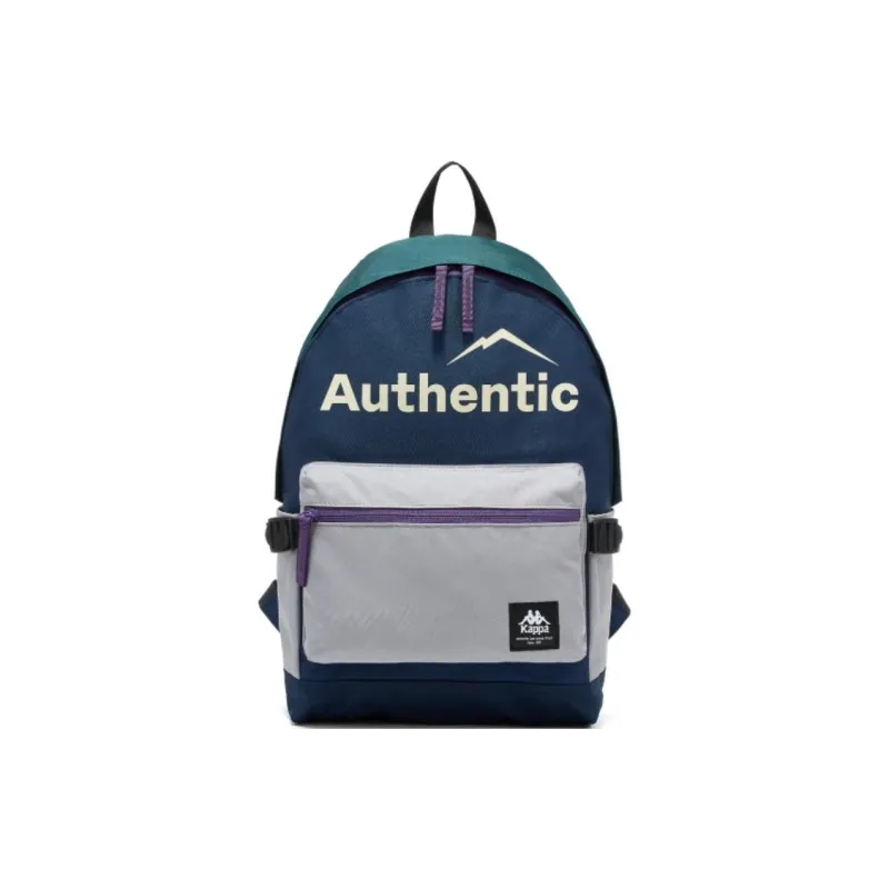 Kappa Fabric Backpack Unisex Blue-0