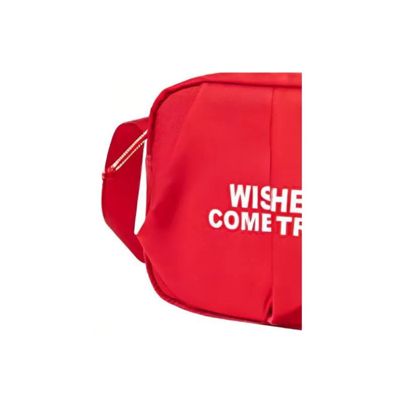 361° Fabric Crossbody Bag Shoulder Bag Regular Unisex Red-3