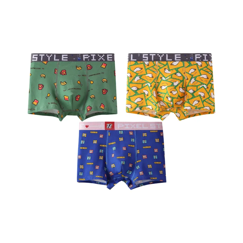 Qiao Ni Tong Underpants Men's 3 Pack-2