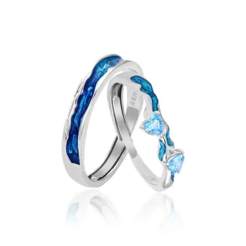 Kelanxi 999 Fine Silver Rings Unisex