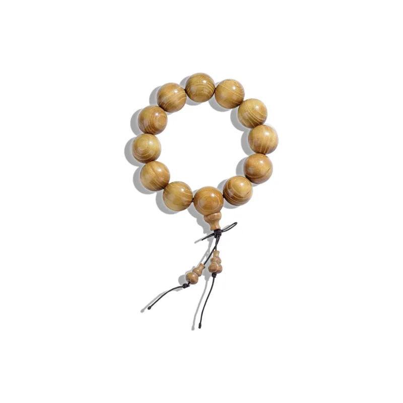 Jinghua Record Golden Sandalwood Bracelets Unisex-0