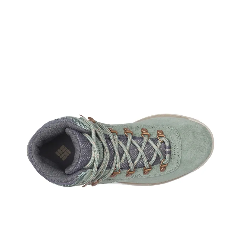 Columbia Newton Ridge Plus Abrasion Resistant Mid Top Hiking Shoes Women's Light Aloe Vera Green-2