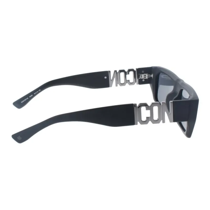 DSQUARED 2 Acetate Rectangular Sunglasses Men's Black-2