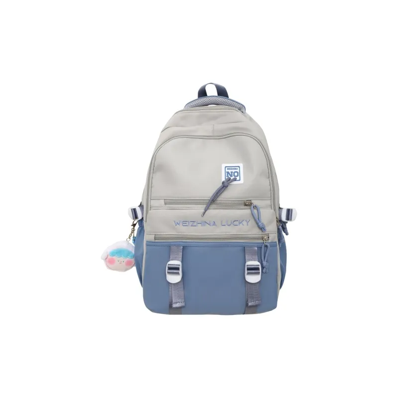 Yalu Nylon Backpack Unisex Multicolor-0
