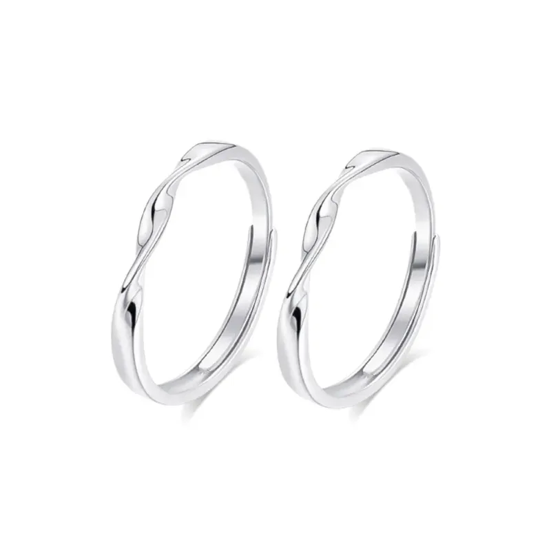 LUCA Sterling Silver Rings Unisex-7