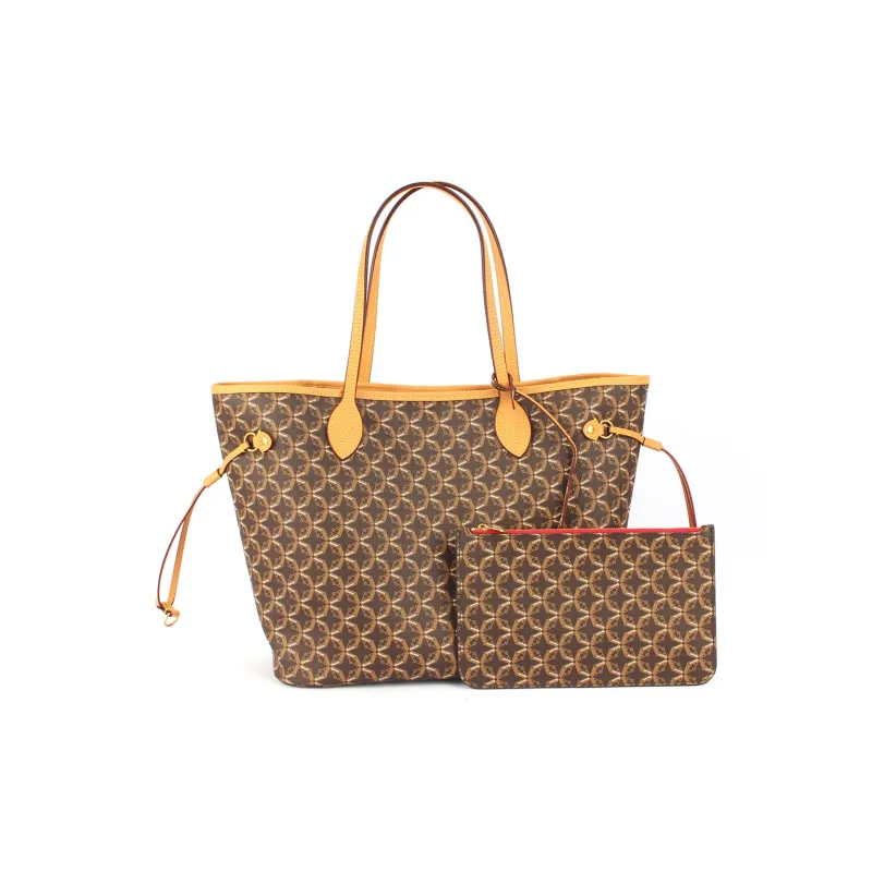 AQUASCUTUM PVC Tote Handbag Regular Women's Brown-2
