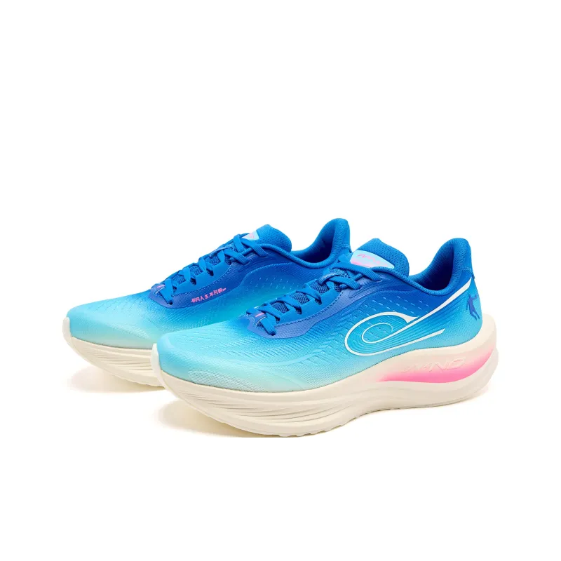 QIAODAN Strong Wind 3TR Running Shoes Men Low Top Blue-3