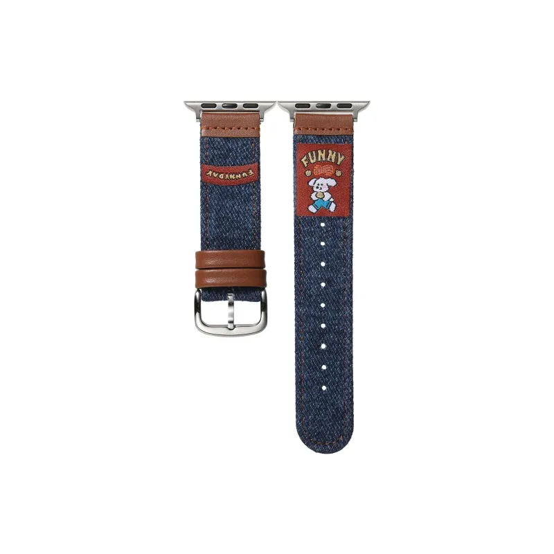 PULAISI Watch Band Apple Compatibility Genuine Leather Material-3