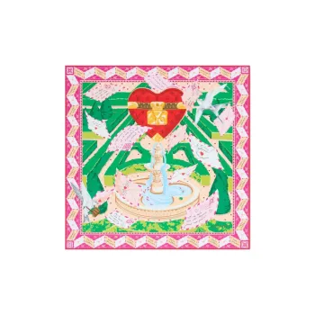 LOUIS VUITTON Lv Love Letters Square 70