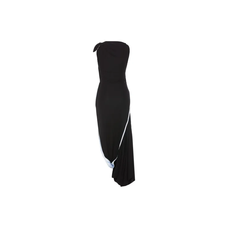 Victoria Beckham Asymmetric Maxi Dress-1