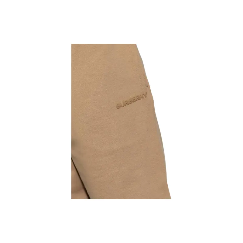 Burberry Logo Embroidered Bermuda Shorts-4