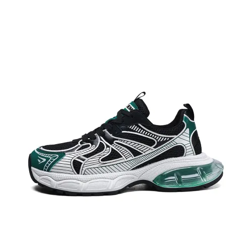 JKEM Anti Slip And Wear Resistant Height Increasing Low Top Chunky Sneakers Men's