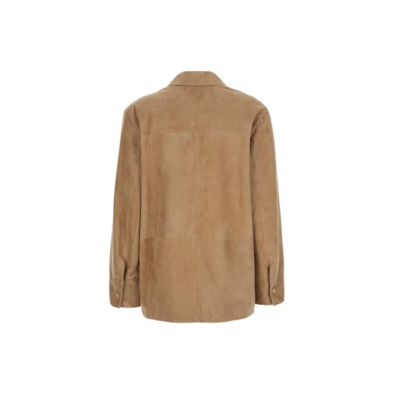 'S MAX MARA Fresia Buttoned Long Sleeved Overshirt-1