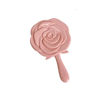 A Few More Cute Instagram Style Handheld Pink Rose Hand Mirror Portable Mini Mirror Make up Tools