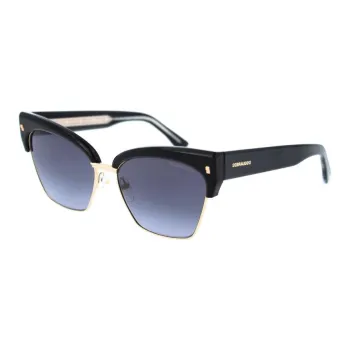 DSQUARED 2 Metal Square Sunglasses Women's Black
