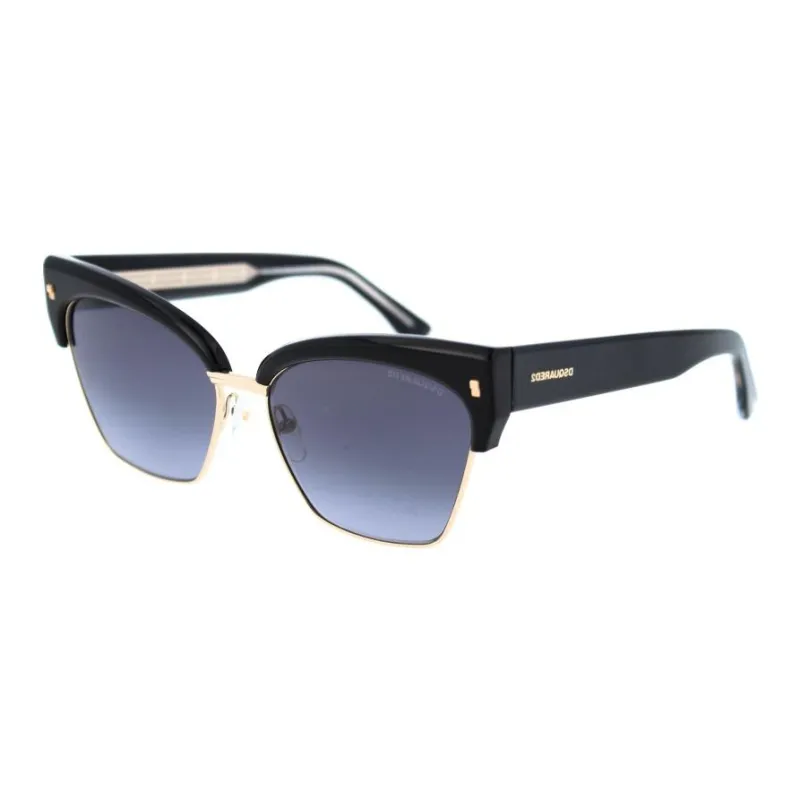 DSQUARED 2 Metal Square Sunglasses Women's Black-0