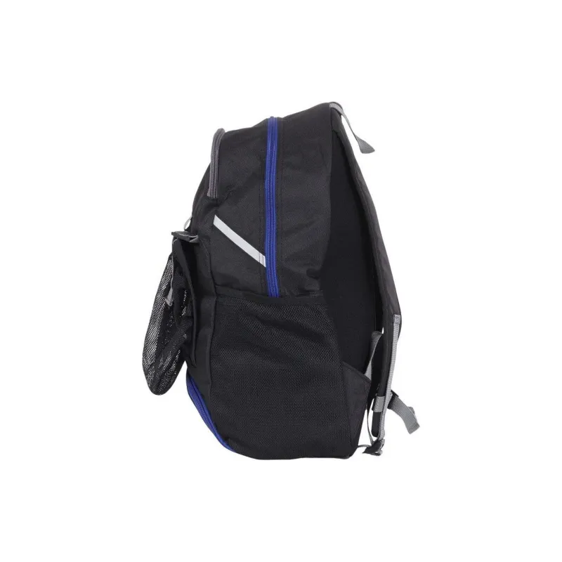 Adidas Polyester Backpack Regular Men's Black & Blue-1