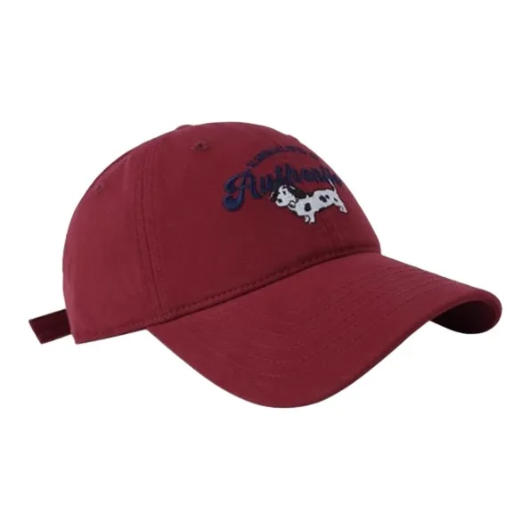 FREE RABBITⅡ Korean Style Fashion Versatile Preppy Style Soft Top Baseball Caps Unisex-9