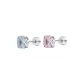Millennium Rose Stud Earrings[Blue+Pink]