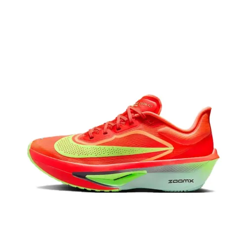 Nike Zoom Fly 6 Anti Slip Wear Resistant Low Top Running Shoes Women's Red