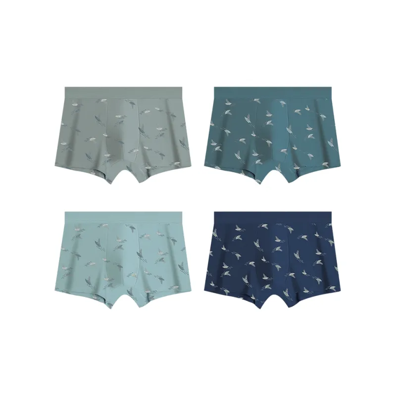 Red Bean Underpants Men's 4 Pack-3