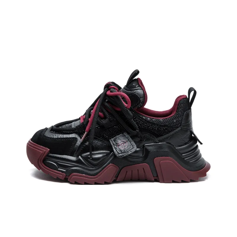 Jay Height Increasing Low Top Chunky Sneakers Women's-4