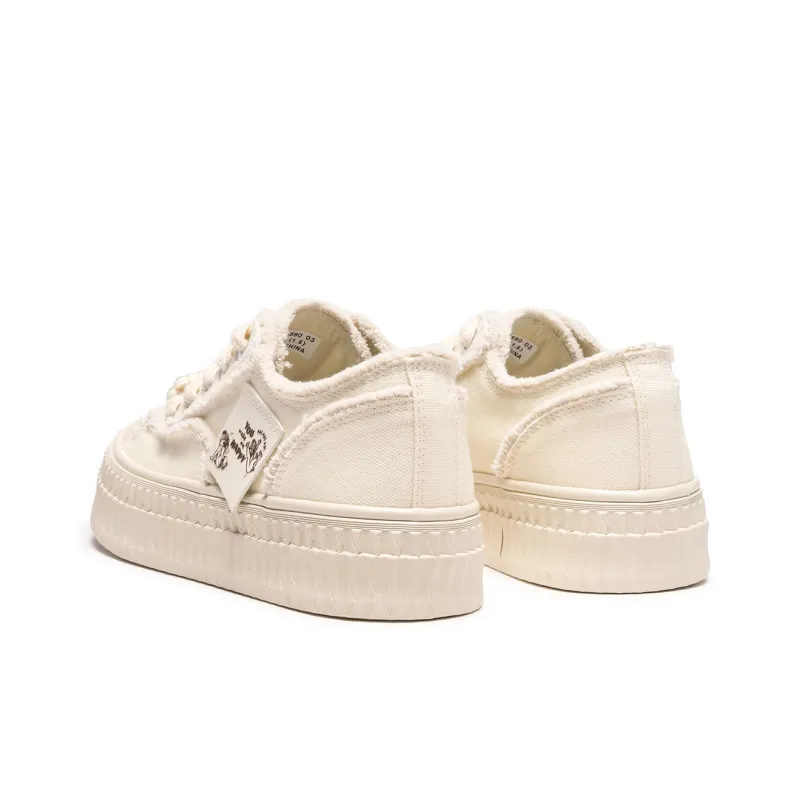 Disney X Hotwind Canvas Shoes Women's Low Top White-7