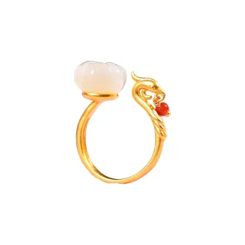 Jade Ink Love Chinese Fashion Trend Individual Chinese Style White Jade Unisex